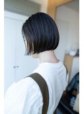 《Utoo e's つくば美容室》柔らかく軽やかなシンプルボブ