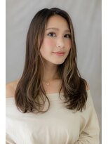 モッズヘア 越谷(mod's hair)&nbsp;フェイスフレーミングくせ毛風かきあげロングY越谷10代20代30代