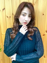 ブゾン(buZon)&nbsp;【buZonブゾン】ルーズウェーブヘア×ベージュ系カラー