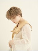 ボブ/カーキグレージュ/マッシュショート/大人かわいい[新宿駅]