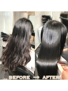 ラブクロムトーキョー オモテサンドウ(LOVECHROME OMOTESANDO) 髪質改善トリートメント☆表参道縮毛矯正☆黒髪ストレート