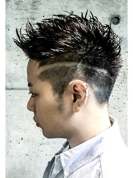 クレドガーデン 西新井店(CRED GARDEN) 黒髪/ベリーショート/スキンフェード/西新井クレドガーデンb