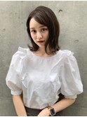 レイヤーボブ/くびれ/大人かわいいモテ髪/外ハネ//20代30代40代