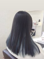 美容室ママハウス インナーカラースカイブルー