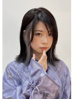 ルーム(Room)&nbsp;インナーカラー/インナーカラーグレイ/切りっぱなしボブ