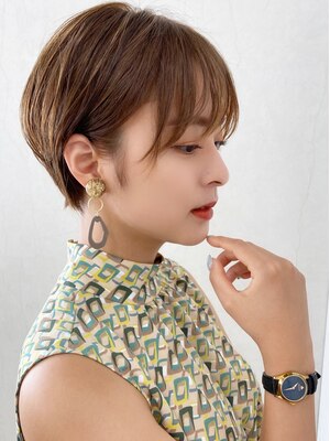 <VIVA LA HAIR明野>カット+カラー+Tr￥5900★ショート～ボブを貴方らしく可愛いStyleへ♪