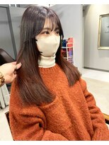 アトレ(attrait)&nbsp;＊グラデーションピンク 小顔バング 顔周り 大阪 天王寺美容室