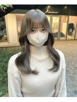 ブリーチ無しで作る艶ベージュ
