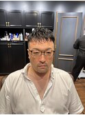 【銀座理容室】フェード×アイロンパーマ