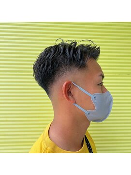 レイフィールド 光の森店 スキンフェード7:3スタイル