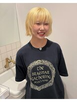 チーカ(chica)&nbsp;抜きっぱなしブリーチ×レイヤーボブ