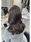 韓国ヘア レイヤーカット ブリーチなし 顔周り 髪質改善