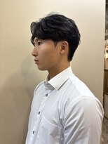 毛流れセンターパート