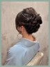 【訪問着&ヘアセット】8:00-9:59￥14000
