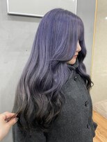 ジーナ(XENA) イメチェンヘアスタイル　ブルーラベンダーカラー　デザイン