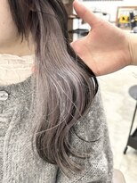 ラック 表参道(LUCK) インナーカラーラベンダーシルバー/デザインカラー/表参道/原宿