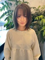 ラヴィズム 長岡店(LUVISM)&nbsp;韓国/顔周りレイヤー/ダブルカラー/ベージュ/前髪新潟長岡宮関