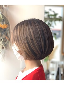 リエットヘアー 杢左店(Lie-et. hair) "美シルエット"ショートボブ　　#西尾美容室