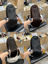 ヌープヘアーアイス(NUUP.hair ici)&nbsp;【美髪矯正】さら艶美髪ストレートまとめ◎