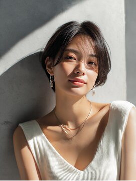 ロッソ ヘアアンドスパ 谷塚店(Rosso Hair&SPA) ハンサムショート