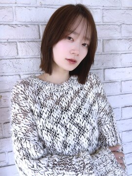 20代30代40代50代オリーブグレーボブ