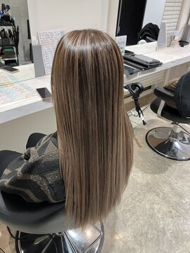 ヘアーデザイン シーベル(HAIR DESIGN SEA BELLE) 【IG seabelle_yas】#バレイヤージュ #ブリーチカラー #ブリーチ
