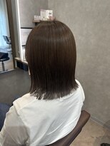 ヘアーザラブズラフズ オーガニカ 北九州(HAIR THE LOVES LAUGHS ORGANICA) ぷつっとボブスタイル〇