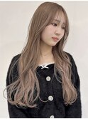 ダブルカラー　ミルクティーカラー　透明感　大須