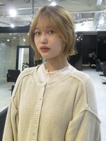 アクアオモテサンドウ(ACQUA omotesando)&nbsp;◯レイヤーボブスタイル/切りっぱなしボブ/顔まわりレイヤー