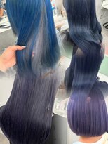 ディスイズ(thisis)&nbsp;【thisis】ブルーカラー/韓国風/レイヤーカット