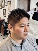 【40代 男性】ロンドン刈上げショート（大宮/バーバー）