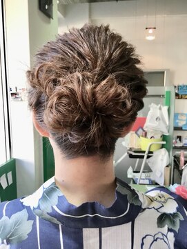 ヘア メイク エア コーディネーション 浴衣ヘアセット