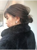 【ACA】シンプルシニヨンパーティーアレンジ
