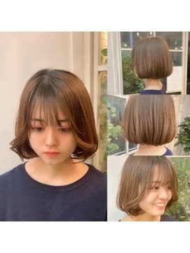 アミュレ(Amule) タンバルもり韓国ボブフォギーベージュ