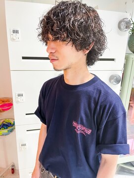 ヒビヲ(HIBIO) 横浜メンズパーマ波巻きスパイラルパーマメンズパーマ横浜