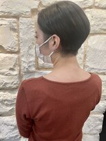 アール 北千住店(ar) 前髪なし刈り上げハンサムショート