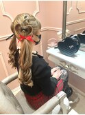まおりんのハートツインテール 新宿歌舞伎町ヘアセット