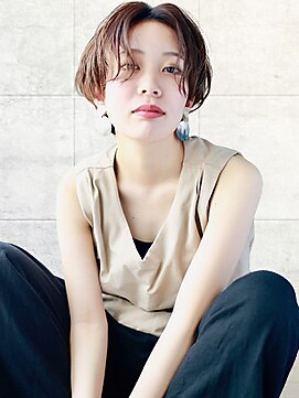 ヘアーアンジェ 伊達店(Hair ange) 【30・40代おすすめ♪】小顔カット×ハイライト×くびれショート