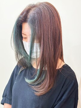 アルファ インタラクティブ エム フラワー(ALUFA interactive.M Flower) 20代30代大人かわいいダブルカラーフェイスフレーミング