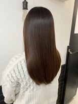 デューヘアー(due hair) 髪質改善×サラ艶ロング×シルキーベージュ