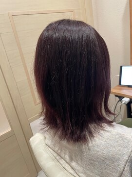 デジャヴヘアー 西千葉(Dejave hair) 【西千葉/髪質改善】超高速髪質改善×チェリーレッド