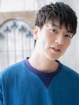 モッズヘアメン 名護大東店(mod's hair men) 好感度大な前髪パーマ爽やかビジカジくせ毛風ショートi名護大東