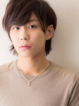 モッズヘアー メン 戸田公園店(mod's hair men) マットブラウンのアンニュイウルフの無造作こなれヘアd戸田公園