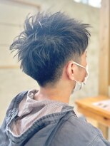 ポルム パプリカ(polum paprika)&nbsp;大人黒髪ナチュラル清潔感襟足すっきりビジネス学生メンズカット