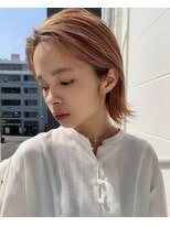 キーゴ 博多(KY-GO.)&nbsp;外ハネピンクベージュ /pink beige.