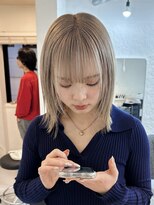 ランズサンズ 表参道(runsuns)&nbsp;ダブルカラーハイトーンカラーケアブリーチインナーカラー