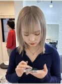 ダブルカラーハイトーンカラーケアブリーチインナーカラー