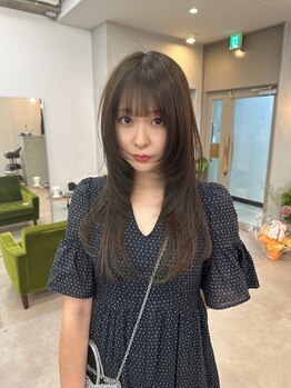 ルーシー(Lucy)の写真/顔周りレイヤースタイルなら本郷にお任せ!レイヤー多め少な目等当日相談可◎仙台/一番町