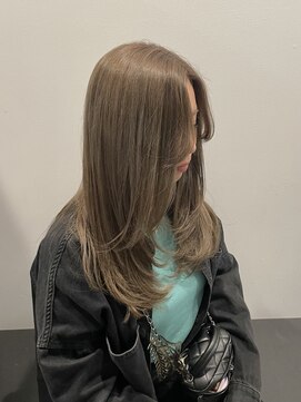 ゴウトゥデイシェアサロン 町田店(GO TODAY SHAiRE SALON) ブリーチ毛で作るオリーブカラー♪