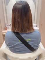 コーエン(cowen)&nbsp;大人かわいい☆さらっとまとまるミディアムストレート♪縮毛矯正